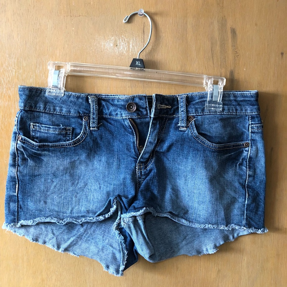 Basic Blue Denim Shorts